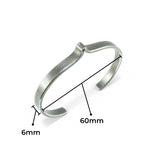 Furrow Cuff Bracelet (Narrow)