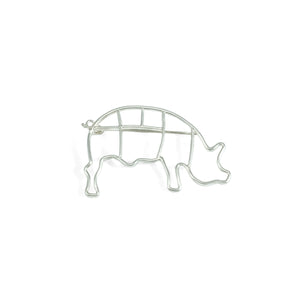 Butcher Pork Brooch